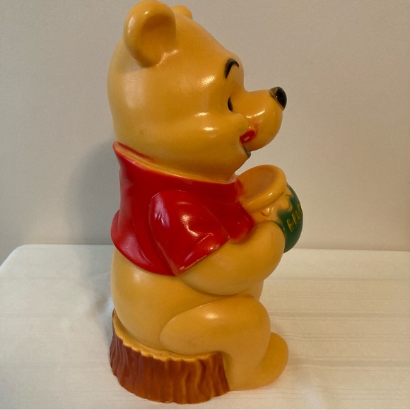Vintage 1970’s Sears Winnie the Pooh Blow Mold Coin Bank Walt Disney Production - Picture 4 of 9